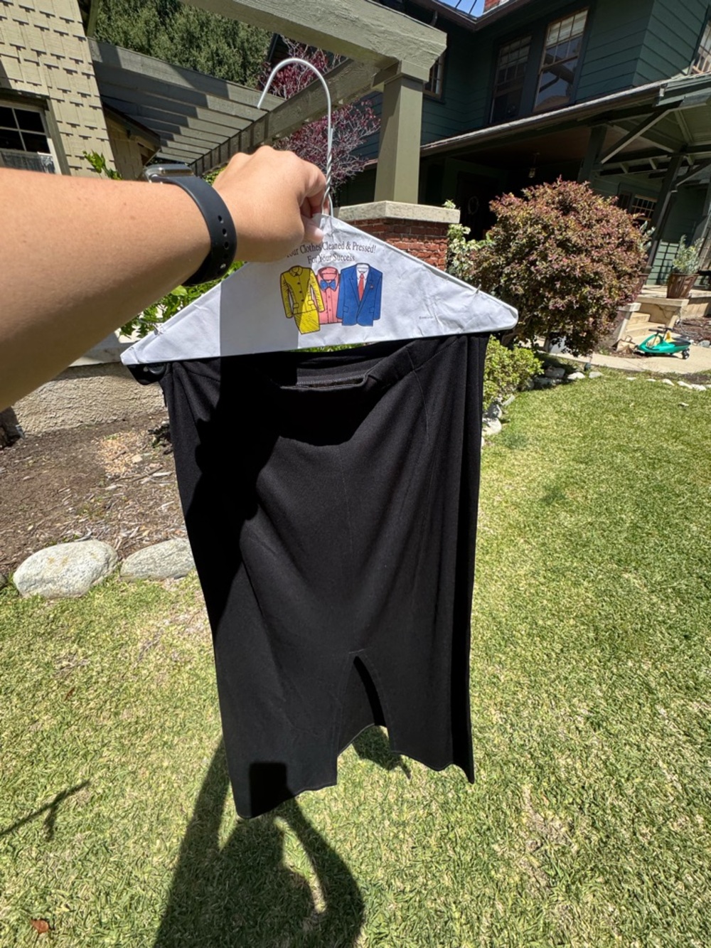 J Jill Black Midi Skirt